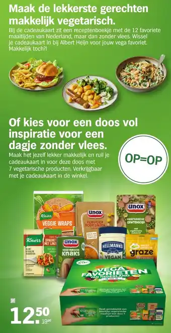 Albert Heijn De Vega Favorieten van Nederland aanbieding