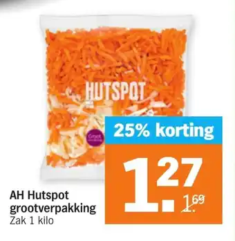 Albert Heijn AH Hutspot grootverpakking 1kg aanbieding