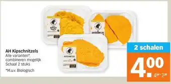 Albert Heijn AH Kipschnitzels 2*2st aanbieding