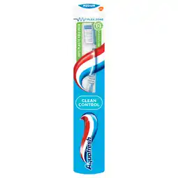 De Online Drogist Aquafresh Clean Control Tandenborstel Medium - in 100% plasticvrije verpakking aanbieding