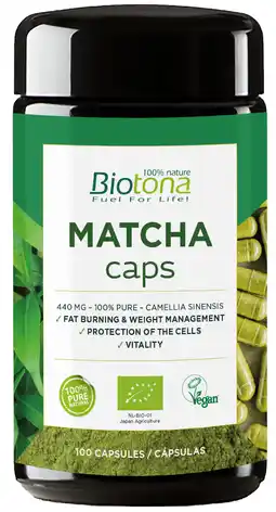 De Online Drogist Biotona Matcha Caps Capsules aanbieding