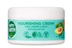 De Online Drogist Happy Earth Pure Nourishing Cream aanbieding