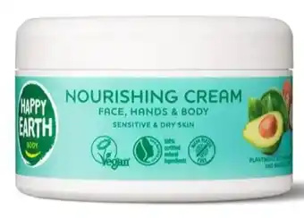 De Online Drogist Happy Earth Pure Nourishing Cream aanbieding