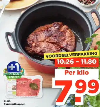 PLUS PLUS Runderriblappen aanbieding