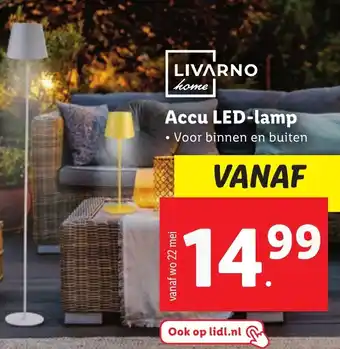 Lidl LIVARNO home Accu LED-lamp aanbieding