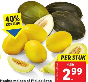 Lidl Honing meloen of Piel de Sapo aanbieding