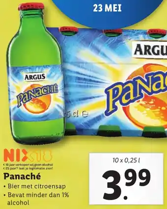 Lidl Panaché 10 x 0.25L aanbieding