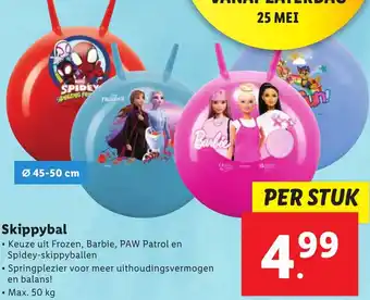 Lidl Skippybal aanbieding