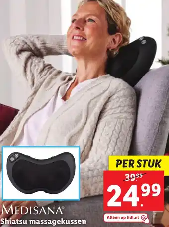 Lidl MEDISANA Shiatsu massagekussen aanbieding