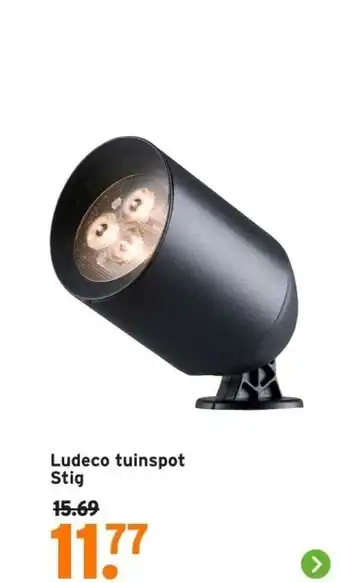 GAMMA Ludeco tuinspot Stig aanbieding