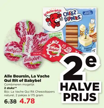 PLUS Alle Boursin, La Vache Qui Rit of Babybel aanbieding