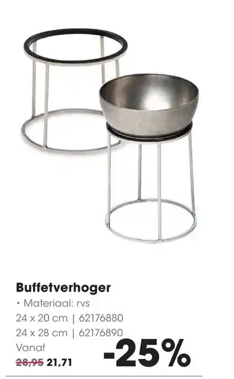 HANOS Buffetverhoger aanbieding