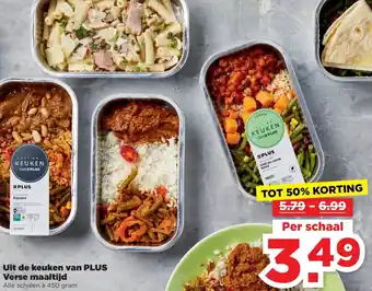 PLUS Uit de keuken van Verse maaltijd 450g aanbieding