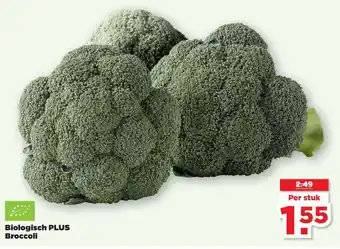 PLUS Biologisch Broccoli aanbieding