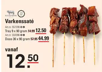 Sligro Varkenssaté aanbieding