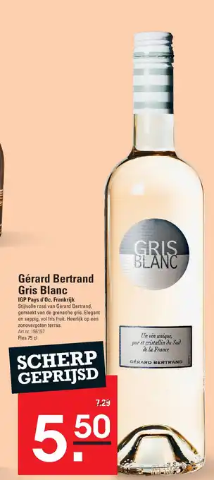 Sligro Gérard Bertrand Gris Blanc aanbieding