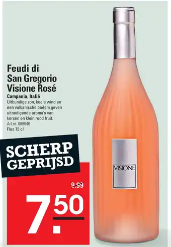 Sligro Feudi di San Gregorio Visione Rosé aanbieding