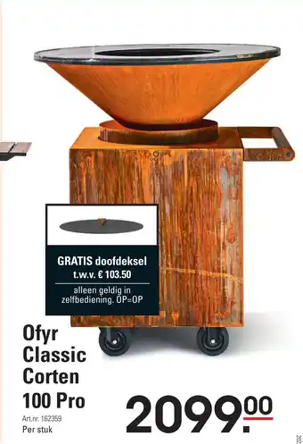 Sligro Ofyr Classic Corten 100 Pro aanbieding