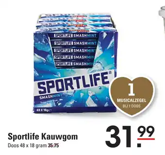 Sligro Sportlife Kauwgom aanbieding