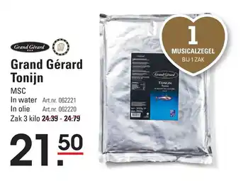 Sligro Grand Gérard Tonijn aanbieding