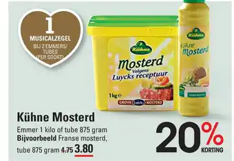 Sligro Kühne Mosterd aanbieding