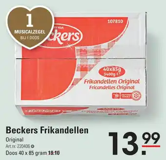 Sligro Beckers Frikandellen aanbieding