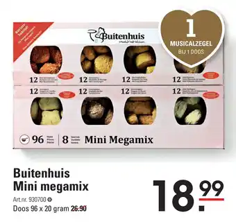 Sligro Buitenhuis Mini megamix aanbieding