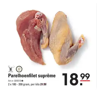 Sligro Parelhoenfilet suprême aanbieding