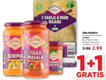 PLUS Alle Patak's aanbieding