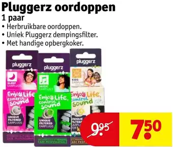 Kruidvat Pluggerz oordoppen 1 paar aanbieding