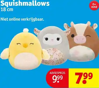 Kruidvat Squishmallows 18 cm aanbieding