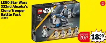 Kruidvat LEGO Star Wars 332nd Ahsoka's Clone Trooper Battle Pack aanbieding