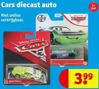 Kruidvat Cars diecast auto aanbieding