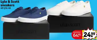 Kruidvat Lyle & Scott sneakers 40 t/m 46 aanbieding