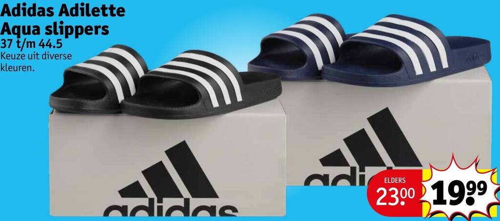 Adidas Adilette Aqua slippers aanbieding bij Kruidvat