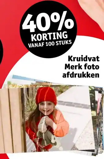 Kruidvat foto afdrukken aanbieding