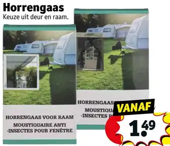 Kruidvat Horrengaas aanbieding