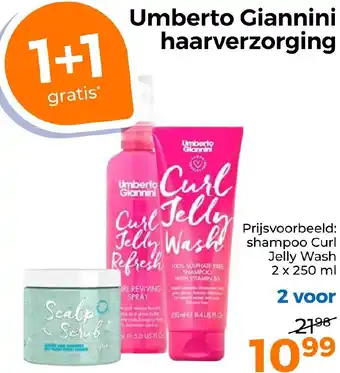 Trekpleister Umberto Giannini haarverzorging aanbieding