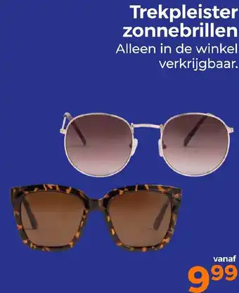 Trekpleister zonnebrillen aanbieding