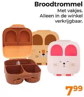 Trekpleister Broodtrommel aanbieding