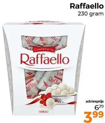 Trekpleister Raffaello 230 gram aanbieding