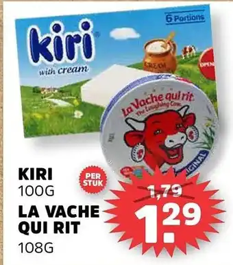 Sahan Supermarkten KIRI, LA VACHE QUI RIT aanbieding