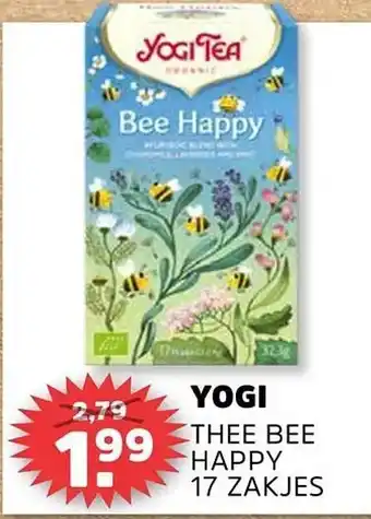 Sahan Supermarkten YOGI THEE BEE HAPPY aanbieding