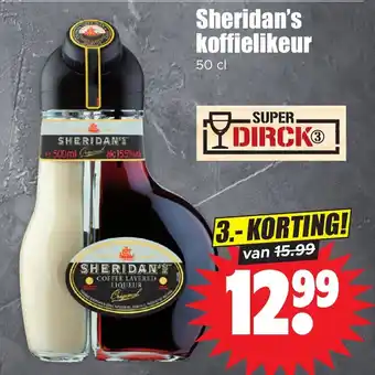 Dirk Sheridans koffielikeur 50cl aanbieding