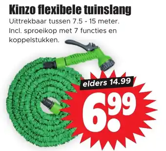 Dirk Kinzo flexibele tuinslang aanbieding