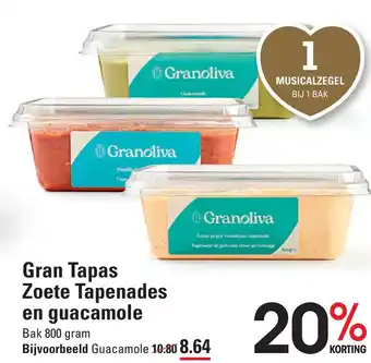 Sligro Gran Tapas Zoete Tapenades en guacamole aanbieding