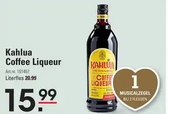 Sligro Kahlua Coffee Liqueur aanbieding