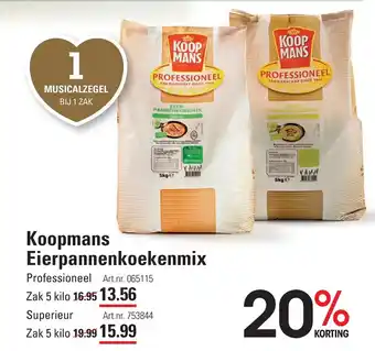 Sligro Koopmans Eierpannenkoekenmix aanbieding