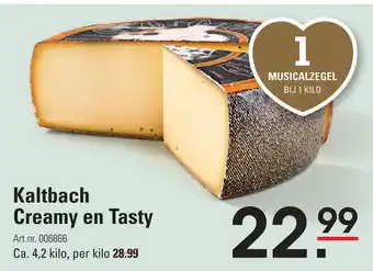 Sligro Kaltbach Creamy en Tasty aanbieding