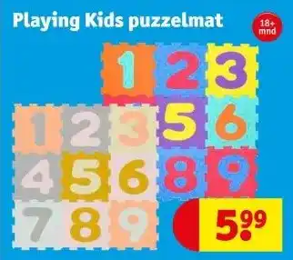 Kruidvat Flying kids puzzelmat aanbieding
